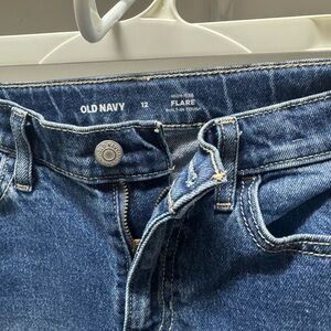 Old Navy Girl’s Flare Jeans in Blue Denim